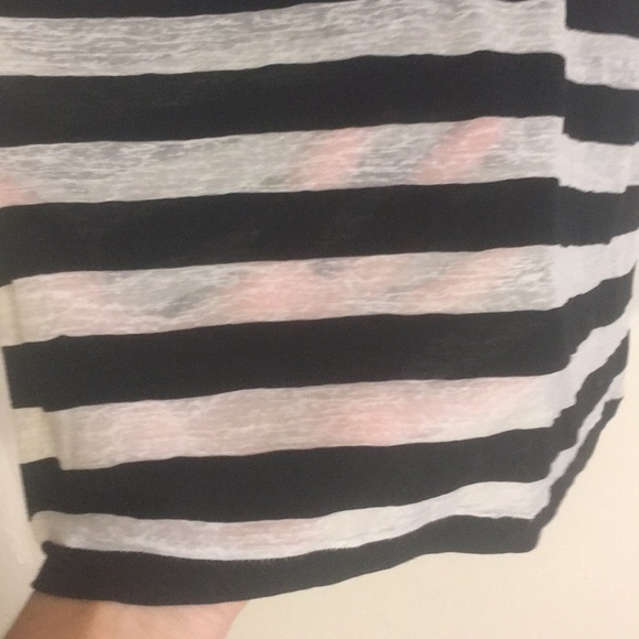 Sheer Black/White Tank Top (Size M) - Picture 5 of 5